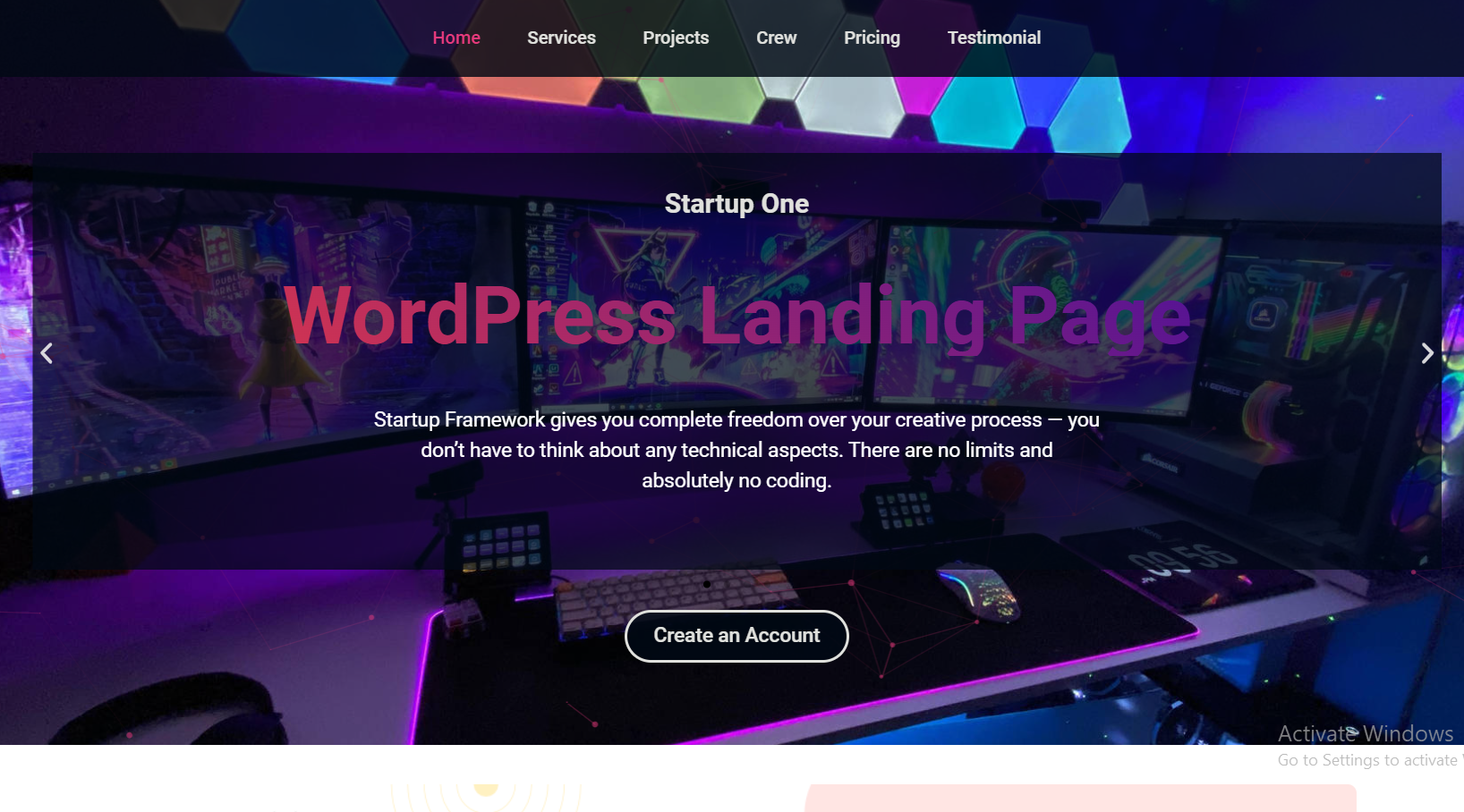 techwave landing page